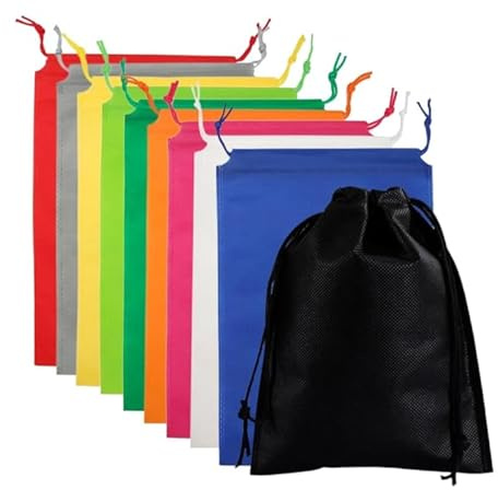 11 Piezas Bolsa de Zapatos Portátil, Bolsa de Viaje A Prueba de Humedad, Bolsa de Almacenamiento de Tejido No Tejido, Tamaño 30x40 cm, para Guardar Zapatos Y Ropa En Viajes Y En El Hogar