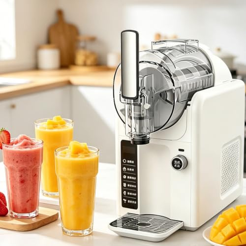 2L multifunktionell isig slush Ingen färdig is krävs White-110V-120V