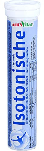 Isotonisches Brausetablette - 20 Brausetabletten zuckerfrei - nach Sport, Party oder Arbeit - Elektrolyt