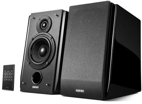 Edifier R1850DB Aktiv-Regallautsprecher mit Bluetooth- und optischem Eingang - 2.0 Studio-Monitorlautsprecher - Eingebauter Verstärker mit Subwoofer-Ausgang