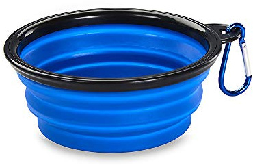 Petface Outdoor Paws Collapsible Travel Dog Bowl with Clip Attachment