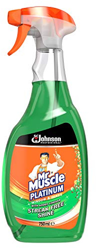 5 x Mr Muscle Window and Glass Cleaner 750ml Trigger spray Professional