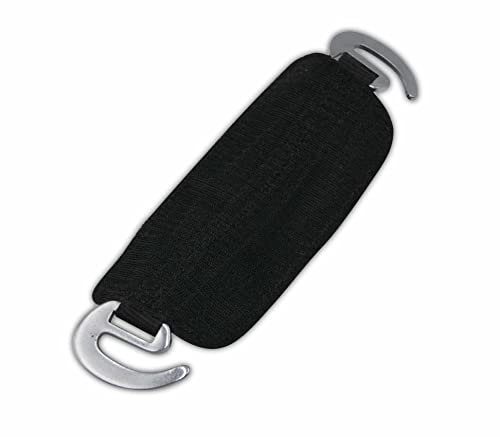 AMKA klettbare Steigbügelaufhängung für baumlose Sättel, offene Ausführung beliebig positionierbar