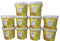 Beckensteine für Urinal, Sanitärsteine, 10 x 1 kg, mit Citrus Duft, für WC, Urinal und Pissoir, Lufterfrischer Toilette, mit angenehmen Citrus Duft