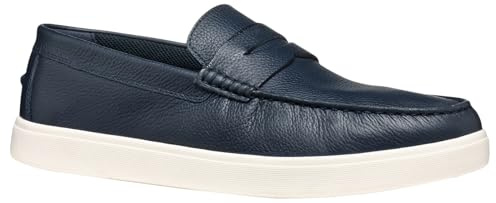 Geox U AVOLA A - Mocassino Uomo, Dk Navy,