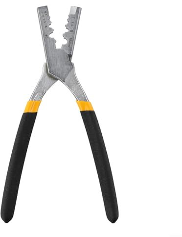 Lo strumento essenziale per elettricisti affidabile ed efficiente, questa pinza rende il lavoro rapido di qualsiasi collegamento terminale