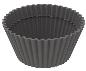Silikomart Silfry Muffin 25.420.55.0065 Set of 6 Silicone Moulds Ideal for Use in the Air Fryer Diameter 68 x Height 32 mm