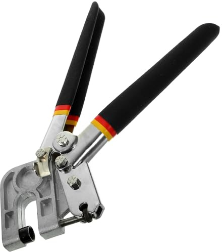 IWOWHERO Pinzas de Perforación y Crimpado para Quillas de Metal, Alicate de Punzón Profesional de Acero, Herramienta Manual para Unir Perfiles de Yeso, Color Aleatorio Estilo Aleatorio