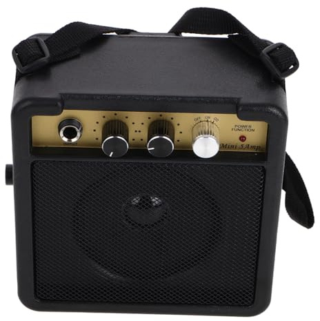 NUOBESTY 1 Set amplificatore per chitarra elettrica piccolo amplificatore amplificatori per chitarra elettrica acustica amplificatore per chitarra valvolare miniamplificatore Metallo Black