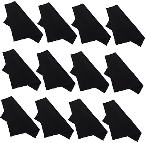 WEKAMOS 100piezas Paños Microfibra Para Gafas y Unidades Para Limpiar Suaves y Reusables