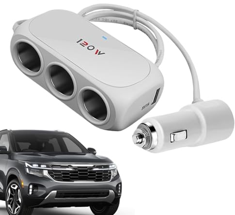 Cigarr Tändare Adapter | 12 V 24 V cigarettändare - tillbehör bärbar fordonsdisplay LED-spänning för lastbil resor