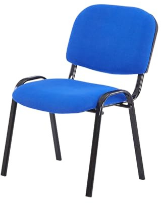 Durabull Modern Conference Chair – Padded Fabric Office Seating with Durable Steel Frame, Stackable Guest Chair for Home Office & Business