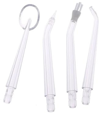 4 Pezzi/set 8,8 Cm/3,46 Pollici For Irrigatore Orale Dentale Getto D'acqua Collutorio Flosser Ugelli Dentali Orali Sostituibili