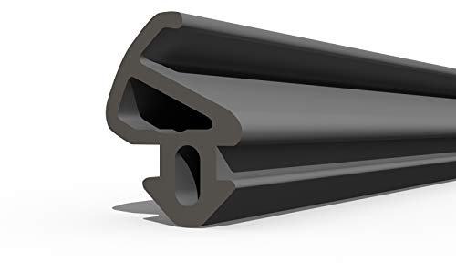 DQ-PP Joint de fenêtre | Noir | 5 m | S-900 LB | Fenêtre en PVC | Joint d'étanchéité en caoutchouc | Joint de fenêtre en plastique | Joint profilé en aluminium