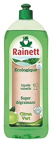 RAINETT, Liquide Vaisselle Citron Vert 750Ml,Lot De 4,livraison offerte