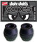 Kata Skateboarding Black 100a Hard Skateboard-Buchse, Schwarz