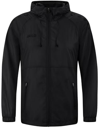 JAKO Unisex Lightweightjacke Light Flow, schwarz, XXL