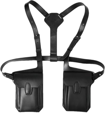 Bolsa para axilas para hombre, chaleco para las axilas, antirrobo, cartera de almacenamiento, correa ajustable, para llaves, auriculares, gafas de sol, ropa de ocio