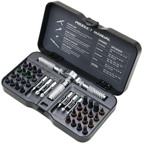 Set di cacciaviti, mini cacciavite multiuso con , kit di strumenti di riparazione di precisione per computer, elettronica, occhiali, PC, bici, mobili, orologi, anello e campanello