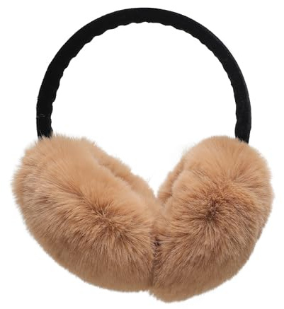 ZLYC Cache-oreilles réglable en fausse fourrure pour femmes/filles, pour l’hiver, taille unique