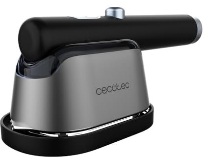 Cecotec Plancha Vertical IronHero 1000 Vital. 1000 W, Power Technology, 2 en 1, Plancha Vertical y Horizontal, Doble Calentaiento, Fast Steam, Antigoteo, Clean Steam, Mango Largo