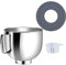 Kitwanda Edelstahl-Schüssel kompatibel mit Kitchenaid Mixer 4,5/5QT, mit Deckel, 5 Quart Edelstahlschüssel zum Mischen von Küchenhelfern
