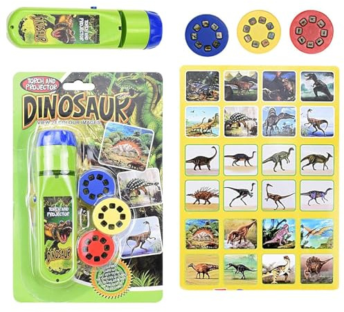 Supatmul Lampes de Poche projecteur pour, Jouet projecteur de Lampe de Poche pour avec 3 disques 24, Projecteur de lumière, projecteur d'histoire, Jouet de Remplissage de Bas de noël
