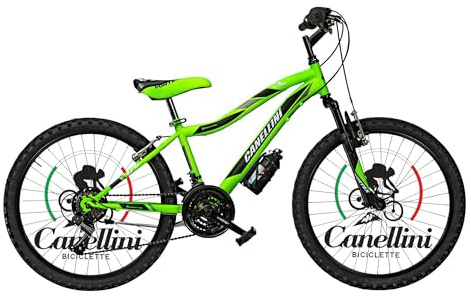 Bicicletta da bambino Canellini MTB 24 (verde/nero)