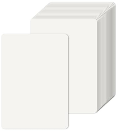 160 stycken A6-kartongkort, tomma vykort, vit, 10,5 x 14,8 cm, 300 g/m², kraftpapperskort, set, tryckbara vykort, blanka kort för egendesign, märkning eller tryck