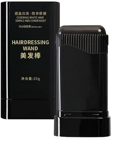 Root Cover Up Stick – Crayon de masquage gris pour racines des cheveux, cuir chevelu, couverture instantanée des cheveux blancs avec peigne, accessoire de soin des cheveux pour femmes et hommes