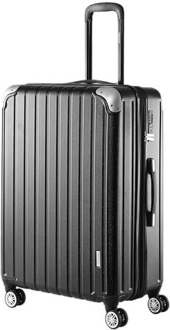 Monzana® Koffer Größe M Hartschalen Koffer Business Laptopfach Gel-Griffe 4 Rollen ABS PC Hardcase TSA Schloss Trolley Rollkoffer Reisekoffer M XL Set