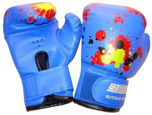 Hangsu Guantes de boxeo para niños y niñas, guantes de boxeo cómodos, protectores de manos para niños y niñas