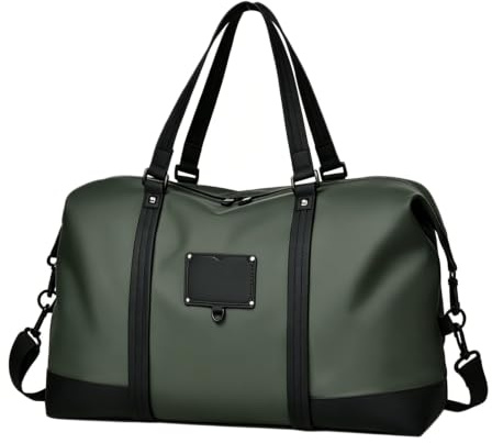 Unisex Oxford Travel Duffel väska Under 20L Convertible Weekender Carryall axel Tote,Green
