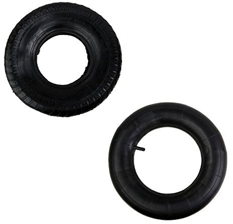 Schubkarre Reifen, Rad, Schlauch, Mantel, Decke, Ersatzreifen, 4.80/4.00-8 (Schlauch + Decke 4 Gewebelagen)