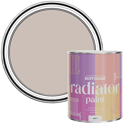 Rust-Oleum Light Brown Heat Resistant Radiator Paint in Matt Finish - Hessian 750ml (SHDRCT1209)