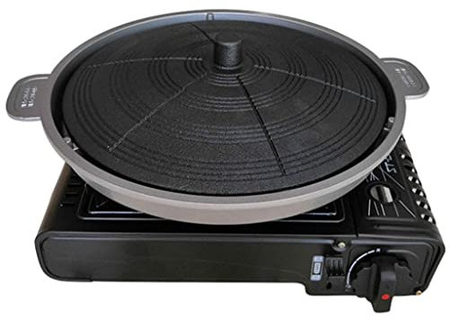 ADITAM KANBUN Piastra per Barbecue in ghisa teppanyaki fornello a Gas Copertura per pentola Padella per Barbecue Commerciale per Uso Domestico Double The Comfort