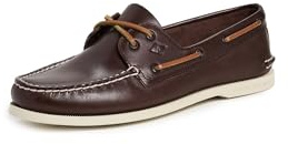 Sperry Authentic 2 Eye Scarpe da Barca Marroni in Pelle da Uomo - EUR 43