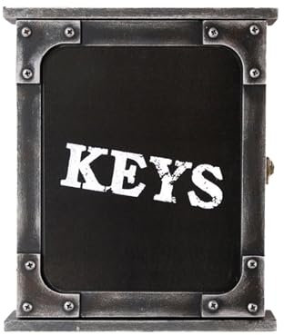 AMISENK Pour armoire à clés murale en bois pour boîte de rangement pour clés, idéale pour la maison, les hôtels, les écoles et