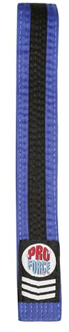 Black Stripe Martial Arts Karate Taekwondo judo Belt (blue, 3- adult small)