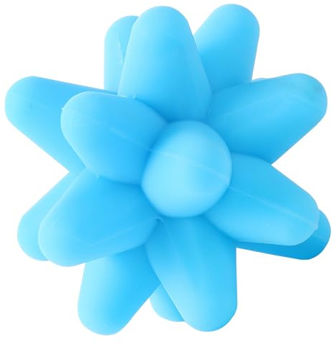 COHEALI Pelota de Masaje de Silicona Azul para Puntos de Fascia, Pelota de Fitness Portátil para Yoga y Pilates, Bola de Masaje Muscular para Relajación y Tonificación Corporal