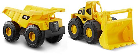 CatToysOfficial Camión Volquete, Pala Cargadora | Flota de Construcción de 2 Vehículos | Cat Toy Regalos y Juguetes para Niños de 3 Años o Más