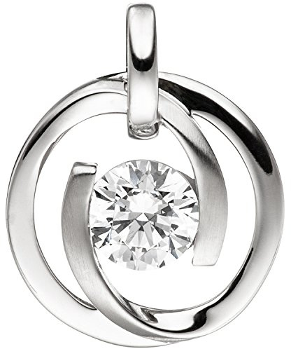 Jobo Damen-Anhänger aus 8 Karat 333 Weißgold mit Zirkonia