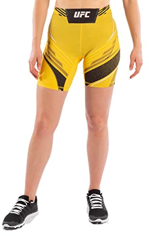Venum Women's UFC Authentic Fight Night Vale Tudo Shorts-Long Fit Yellow