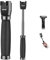 NEEWER 8,7/22cm Teleskop Interview Mikrofongriff für Wireless Go, Lavalier Videomikrofon Handheld Adapter mit kalten Schuhen Kompatibel mit RODE Wireless Go II DJI Mic CM22, MS003