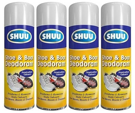 250ML Shoe & Boot Deodorant Spray Smell Remover for Foot Neutralizes Odor (4)