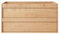 UEV Waschbeckenunterschrank hängend 90cm, Badezimmerschrank mit 2 Schubladen, Soft-Close-System, Waschplatz, Waschtischunterschrank, Waschtisch, Badmöbel für Gäste WC, Natur