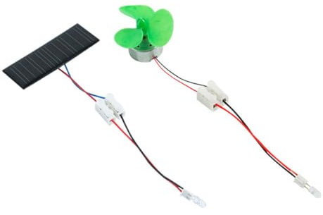 SUPVOX 1 Ensemble Outils d'apprentissage Scientifique Turbine expérience Science Solaire generateur Electrique générateur de Vent générateur de projets scientifiques kit éolienne Moteur