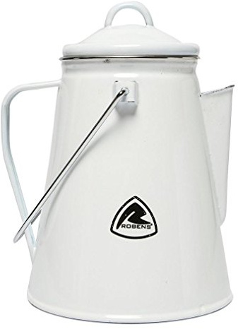 Robens Mov9956738, Tongass Bollitore smaltato Bianco 2022 stoviglie da Campeggio Unisex Adulto, Multicolor, Taglia Unica