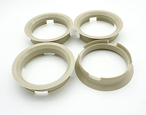 4x Anelli di centraggio 63,4 a 56,6 mm | Plastica | Adattamento perfetto per cerchi