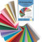 Paper24 25 Briefumschläge bunt din lang in 25 unterschiedlichen Farben als Set im Format 110x220 mm, haftklebend, ideal Geschenkidee Umschläge DIN lang bunt